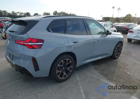 2025 BMW X3 30 xDrive from USA, damaged, VIN 5UX53GP05S9099245